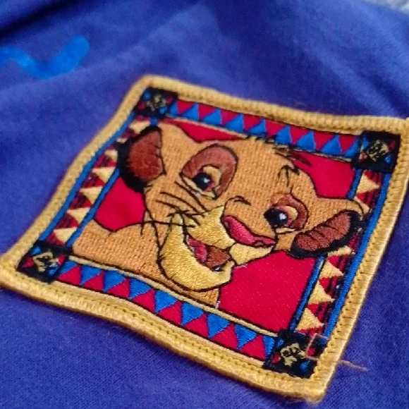 Vintage 90s Disney The Lion King Longsleeve Floral Dress - Picture 3 of 9